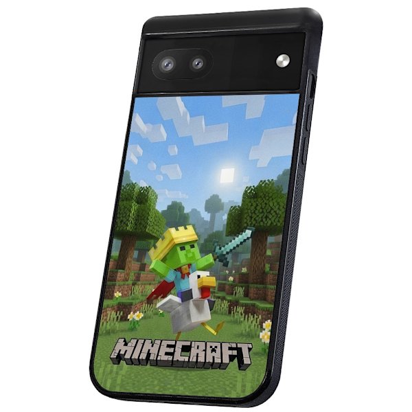 Google Pixel 6A - Deksel/Mobildeksel Minecraft