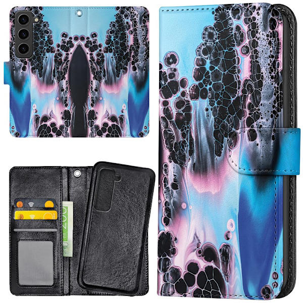 Samsung Galaxy S23 - Plånboksfodral/Skal Marmor