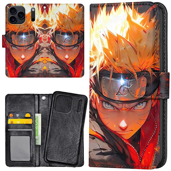 iPhone 17 Pro - Plånboksfodral/Skal Naruto