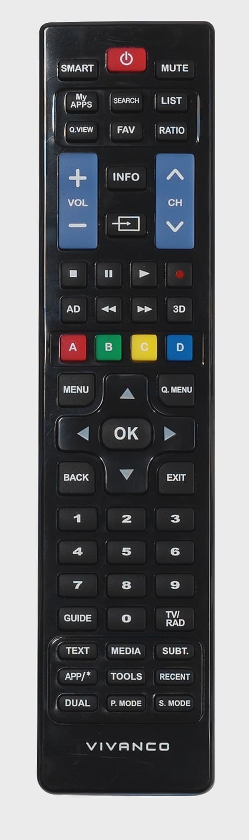Vivanco Ersättningsfjärrkontroll LG TV