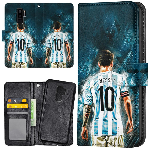 Samsung Galaxy S9 Plus - Lommebok Deksel Messi