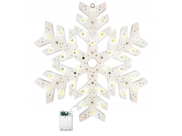 LED-fönsterdekoration 40 cm - Lysande stjärna