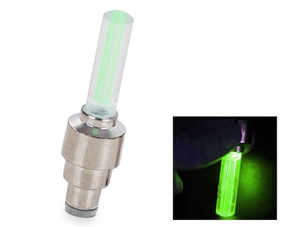 LED-lys til Sykkelhjul - Sykkellampe Green