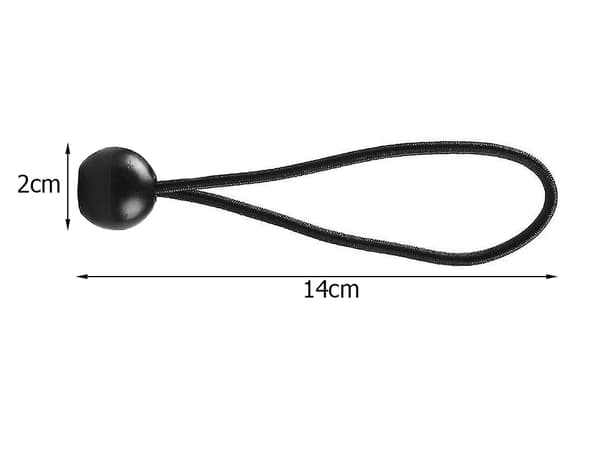 10-Pack - Fäste för Presenning - Elastisk