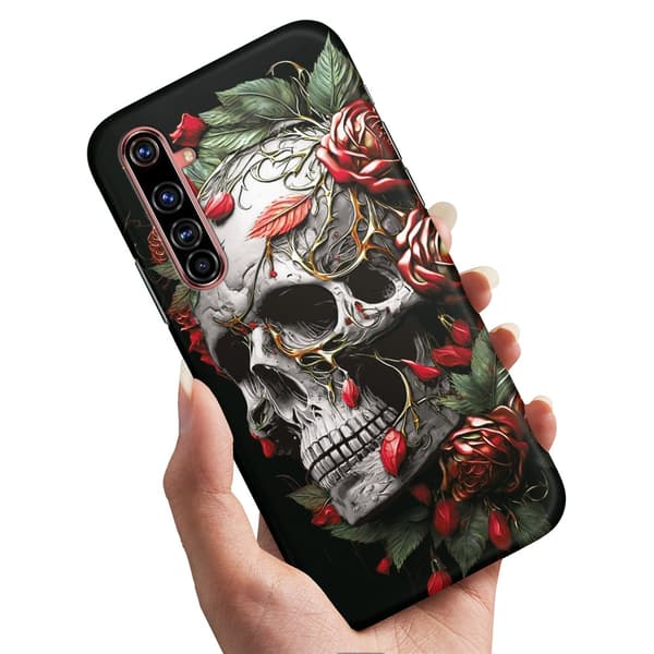 Deksel / Mobildeksel til Realme X50 Pro - Skull Roses