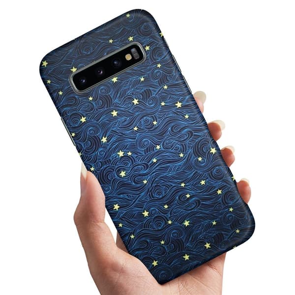 Skal / Mobilskal till Samsung Galaxy S10 - Stjärnmönster