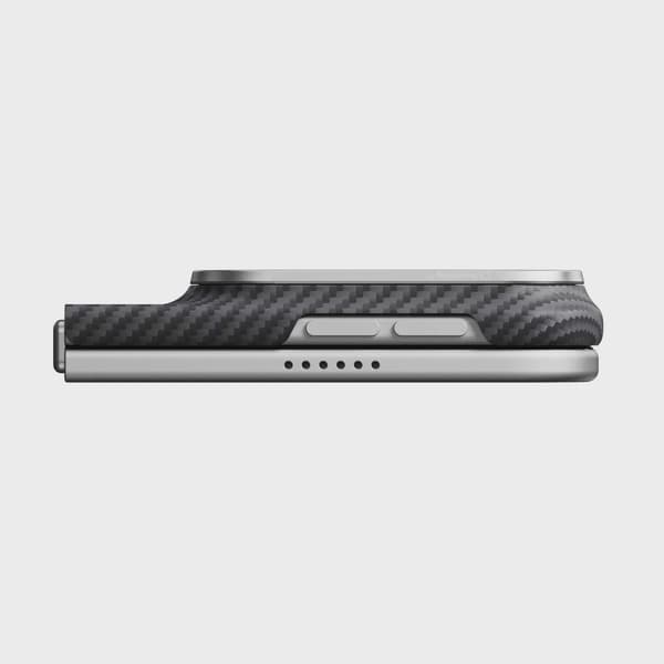 Pitaka Edge MagSafe Bak Fodral iPhone Duo Svart/Grå