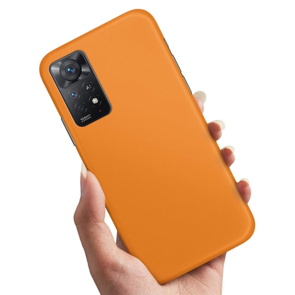Xiaomi Redmi Note 11 - Deksel/Mobildeksel Oransje