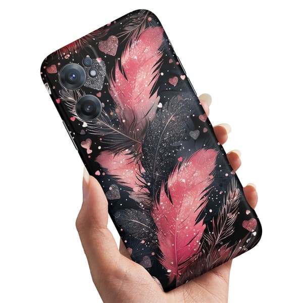 Deksel / Mobildeksel til OnePlus Nord CE 2 5G - Feathers