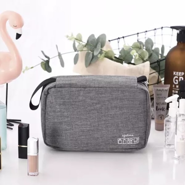 Meikkipussi / Hygienialaukku / Kauneuslaukku - Makeup Bag Grey