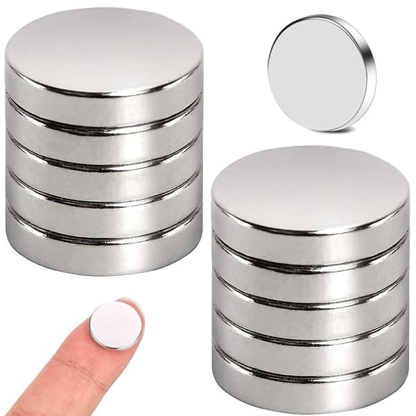 10-Pak Neodymmagnet - Stærke magneter - Runde