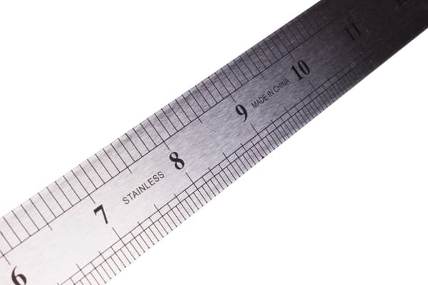 Linjal 30 cm rostfri