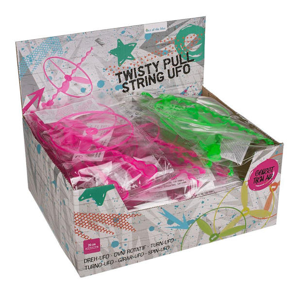 2-Pak - Flyvende Vinge med Snurre Multicolor