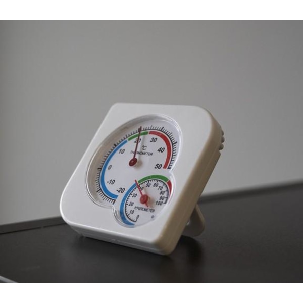 Hygrometer / Termometer - Mäter luftfuktighet & temperatur Vit 589a | White  | 54 | Fyndiq
