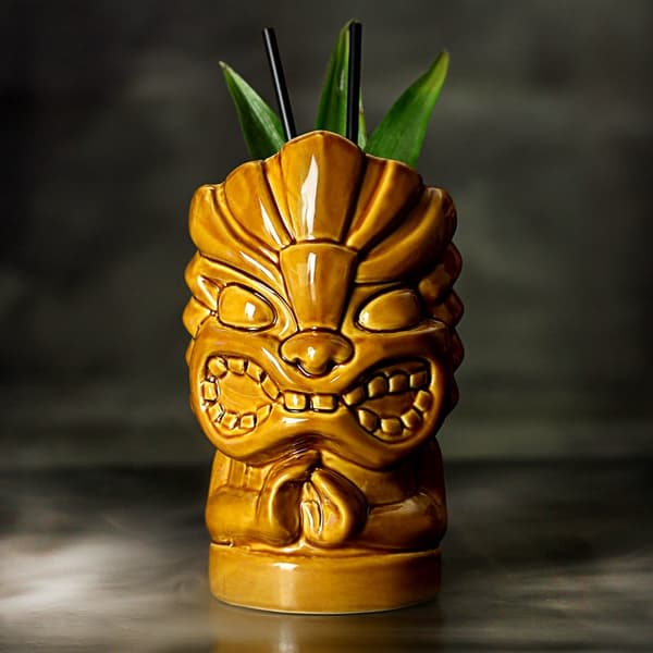 Tiki Glas 66 cl Brun