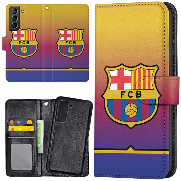 Samsung Galaxy S21 - Mobilcover/Etui Cover FC Barcelona Multicolor