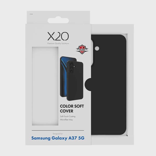 X2O Color Soft Skal Samsung Galaxy A37 5G Svart