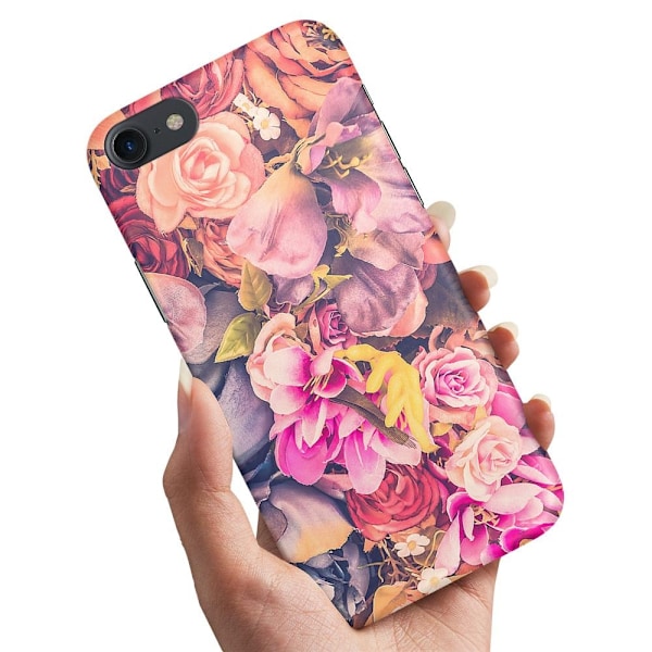 Deksel / Mobildeksel til iPhone 5 / 5S / SE - Roser