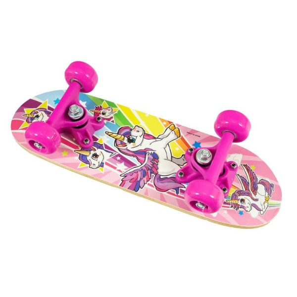 Skateboard for Barn - Enhjørning/Unicorn Pink