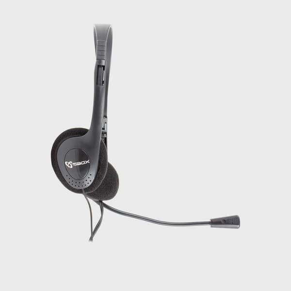 SBOX 3.5mm On-Ear Headset Svart
