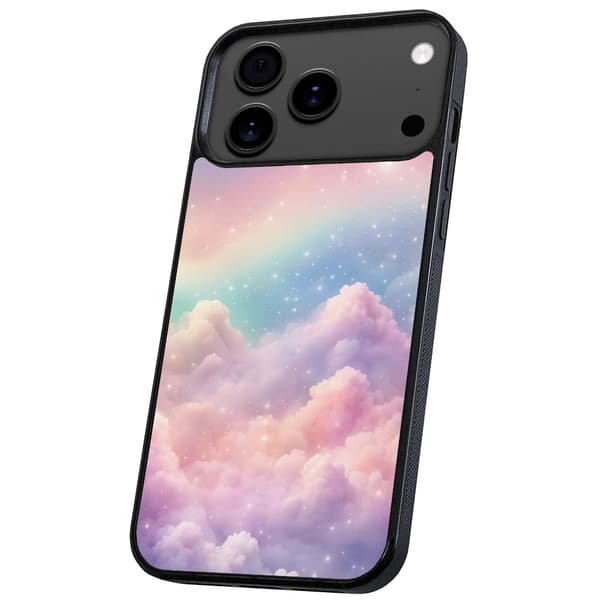 iPhone 17 Pro - Deksel/Mobildeksel Rainbow Clouds