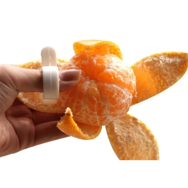 4-Pak - Appelsinskræller / Frugtskræller / Skrælappelsin Multicolor