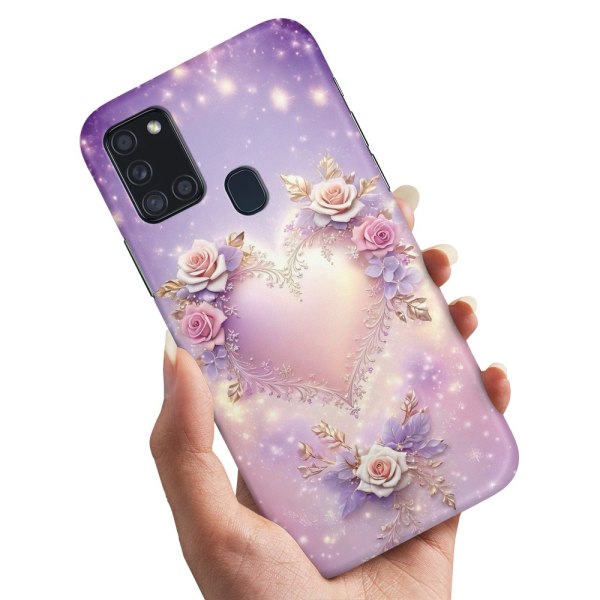 Samsung Galaxy A21s - Deksel/Mobildeksel Heart