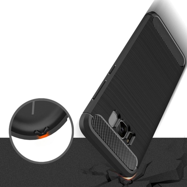 Samsung Galaxy S8 - stødsikkert etui / mobilcover (sort) Black