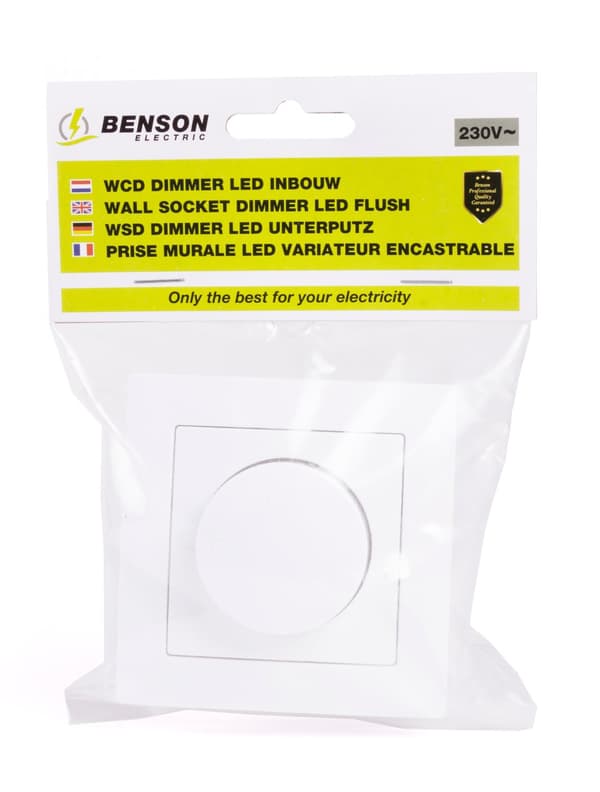 LED-dimmer infälld vit