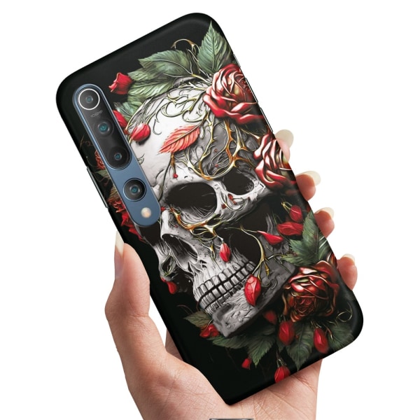 Xiaomi Mi 10/10 Pro - Cover/Mobilcover Skull Roses