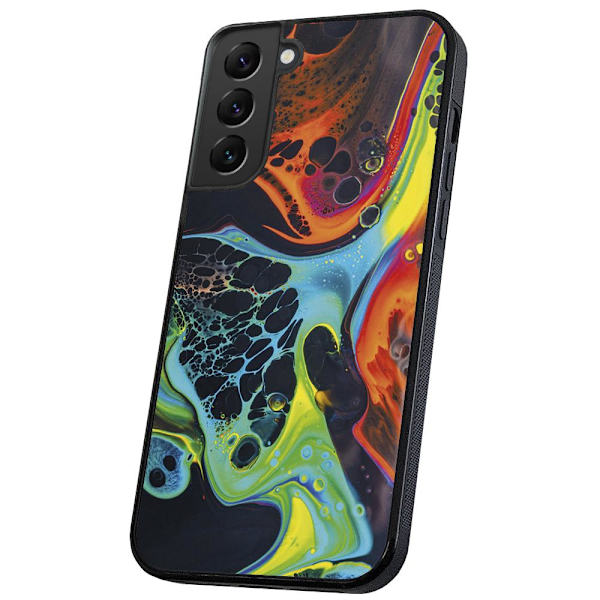 Samsung Galaxy S21 FE 5G - Deksel/Mobildeksel Marmor Multicolor