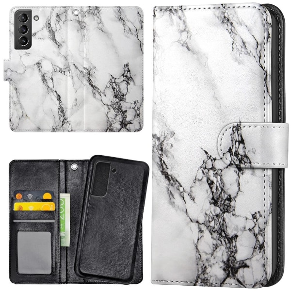 Samsung Galaxy S22 Plus - Mobilcover/Etui Cover Marmor Multicolor
