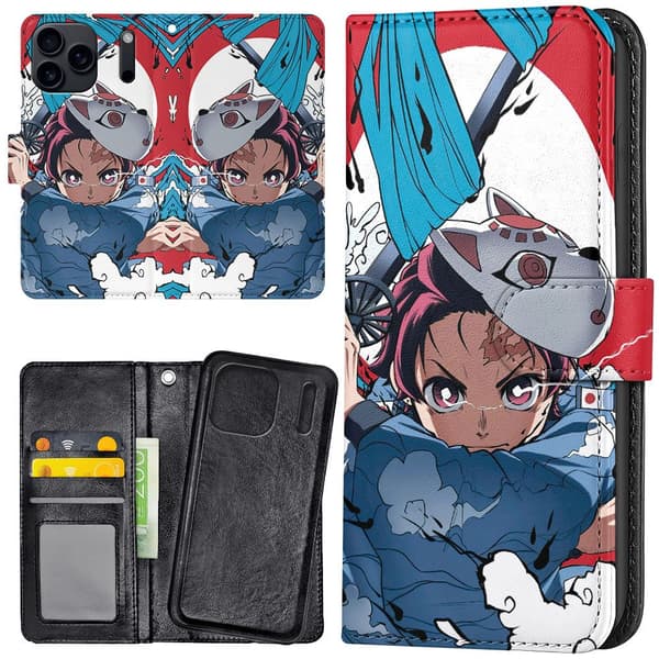 iPhone 17 / 18 Pro Max - Lommebok Deksel Anime