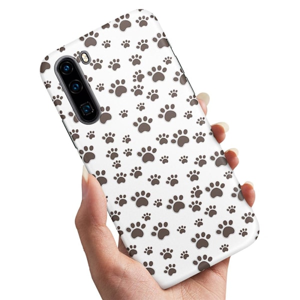 OnePlus Nord - Skal/Mobilskal Paw Pattern