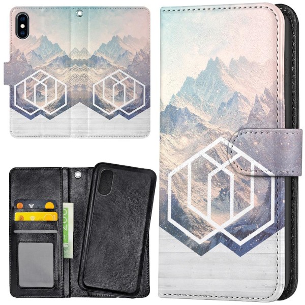 iPhone X/XS - Mobilcover/Etui Cover Kunst Bjerg