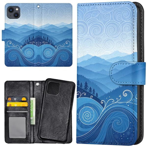 iPhone 14 - Lompakkokotelo/Kuoret Blue Hills