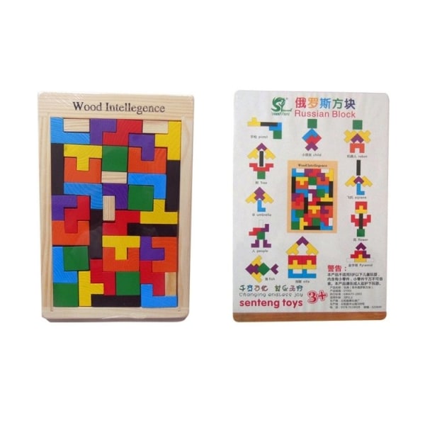 IQ-puslespill Spill / Leketøy for Barn - Trelek Multicolor