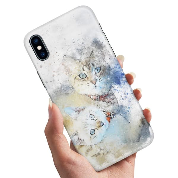 Deksel / Mobildeksel til iPhone XS Max - Katter