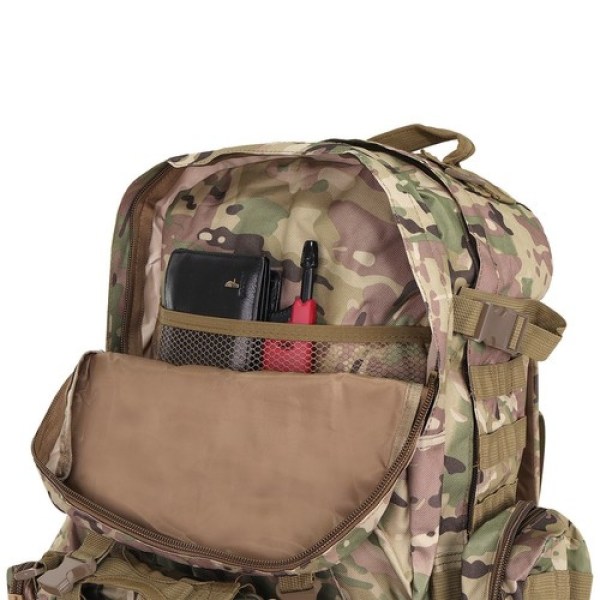 Militærbag / Ryggsekk i nylon - 45 liter Khaki