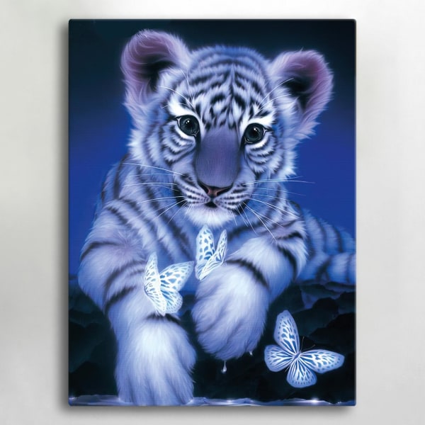 Canvas-taulut / Taulut - Tigerunge - 40x30 cm - Canvastaulut