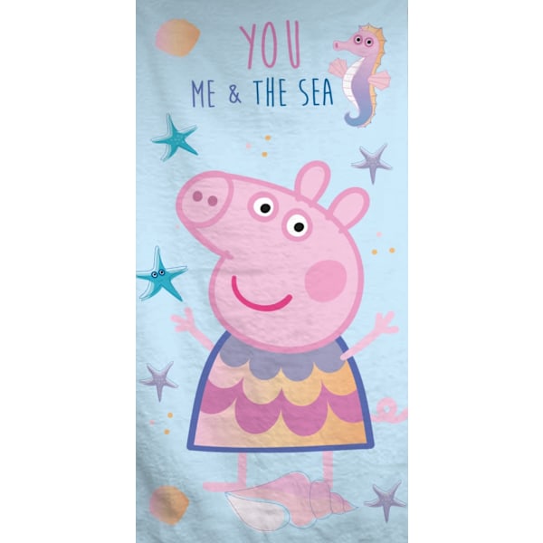 Greta Gris Strandhandduk - Badtowel 70x140 cm för Strand och Pool