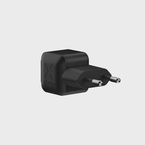 Xtorm 25W GaN3 NextGen Hemladdare USB-C/A GRS Svart