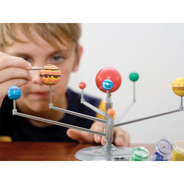3D Målning av Planeter / Solsystem - Pedagogisk aktivitet för barn