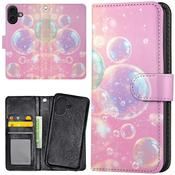 iPhone 17 - Lommebok Deksel Bubbles