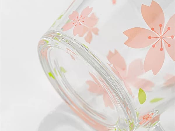 Middagsservis 6-delar - Skålar, muggar, glas i blomdesign