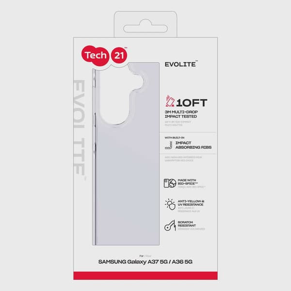 Tech21 Evo Lite Samsung Galaxy A37/A36 5G Transparent