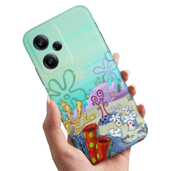 Deksel / Mobildeksel til Xiaomi Redmi Note 12 5G - Svampebob