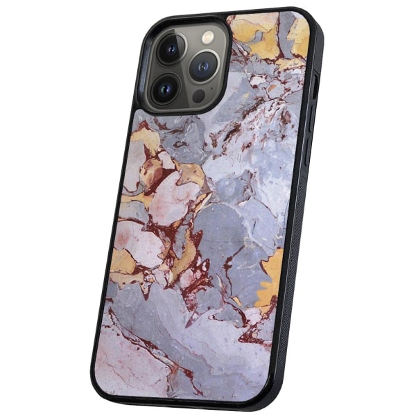 iPhone 13 Pro - Deksel/Mobildeksel Marmor Multicolor