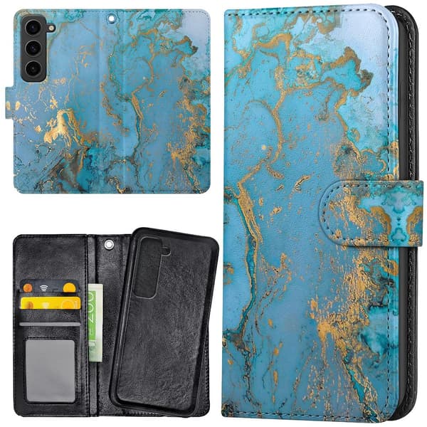 Samsung Galaxy S23 - Lommebok Deksel Marmor