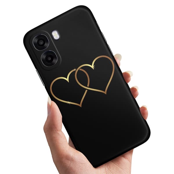 Deksel / Mobildeksel til Oppo A6x 5G - Double Hearts